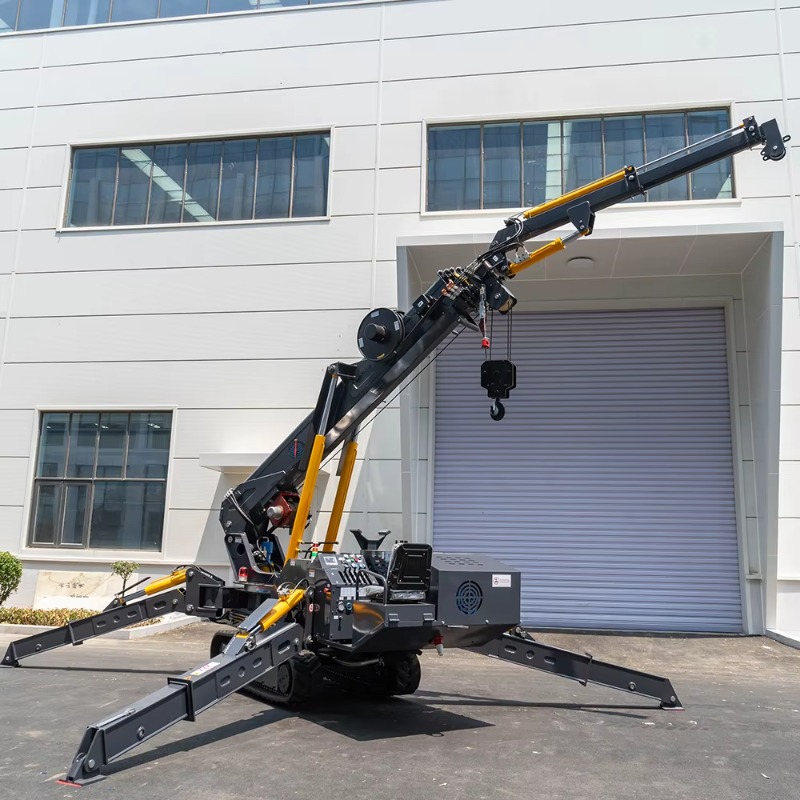 Heavy Equipment Lifting - Mini Spider Crane Compact Electric Hydraulic