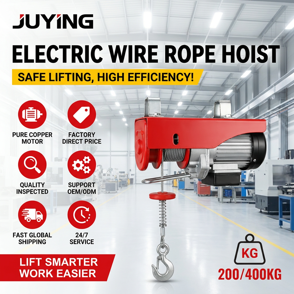 Heavy Equipment Lifting - Professional Versatile Push Mini Electric Hoist