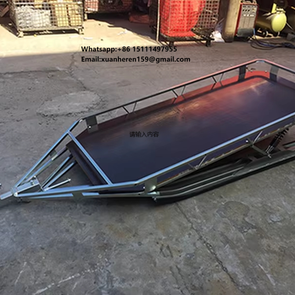 Heavy Equipment Haulers - Heavy-Duty Log Wooden Snowboard Trailer -