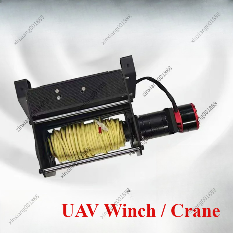 Heavy Equipment Lifting - Heavy Load Drone Hoisting Winch Aerial