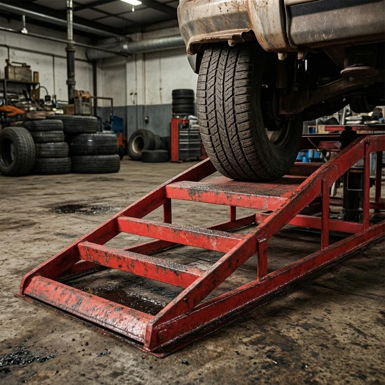 Heavy Equipment Jack - Car Service Ramp Raised Platform Hydraulic