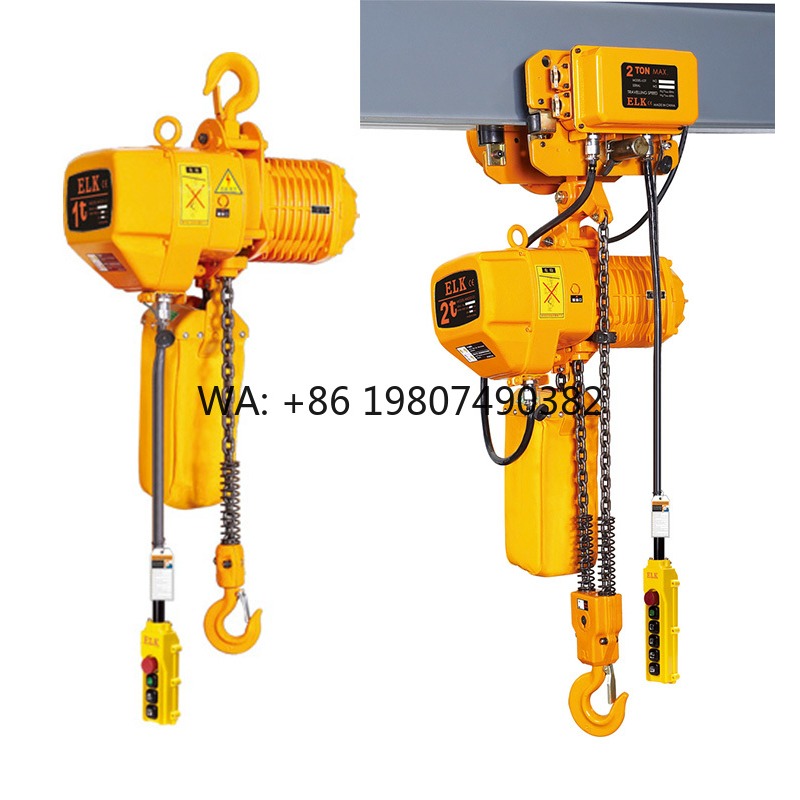 Heavy Equipment Lifting - Dual Speed Electric Chain Hoist 1