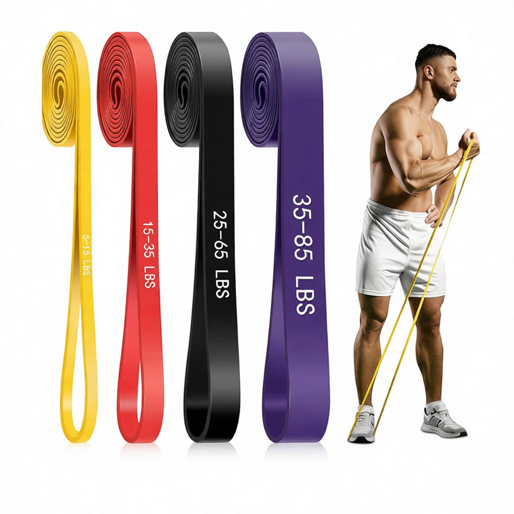 Heavy Equipment Gym - Elastic Resistance Bands TPE Training Equipment