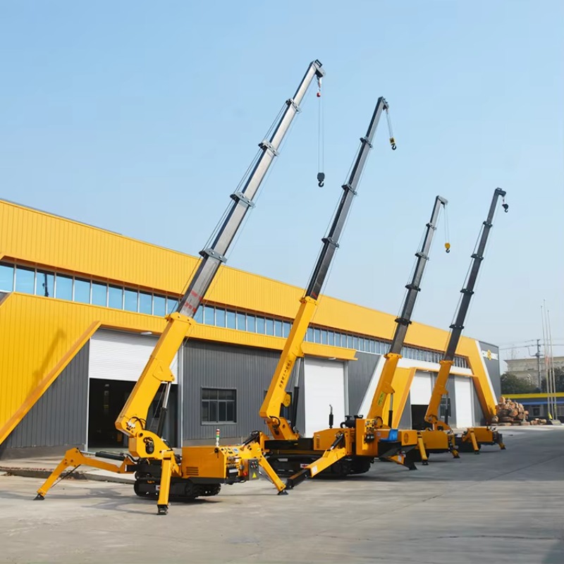 Heavy Equipment Lifting - 8T Hydraulic Spider Crane Heavy Duty