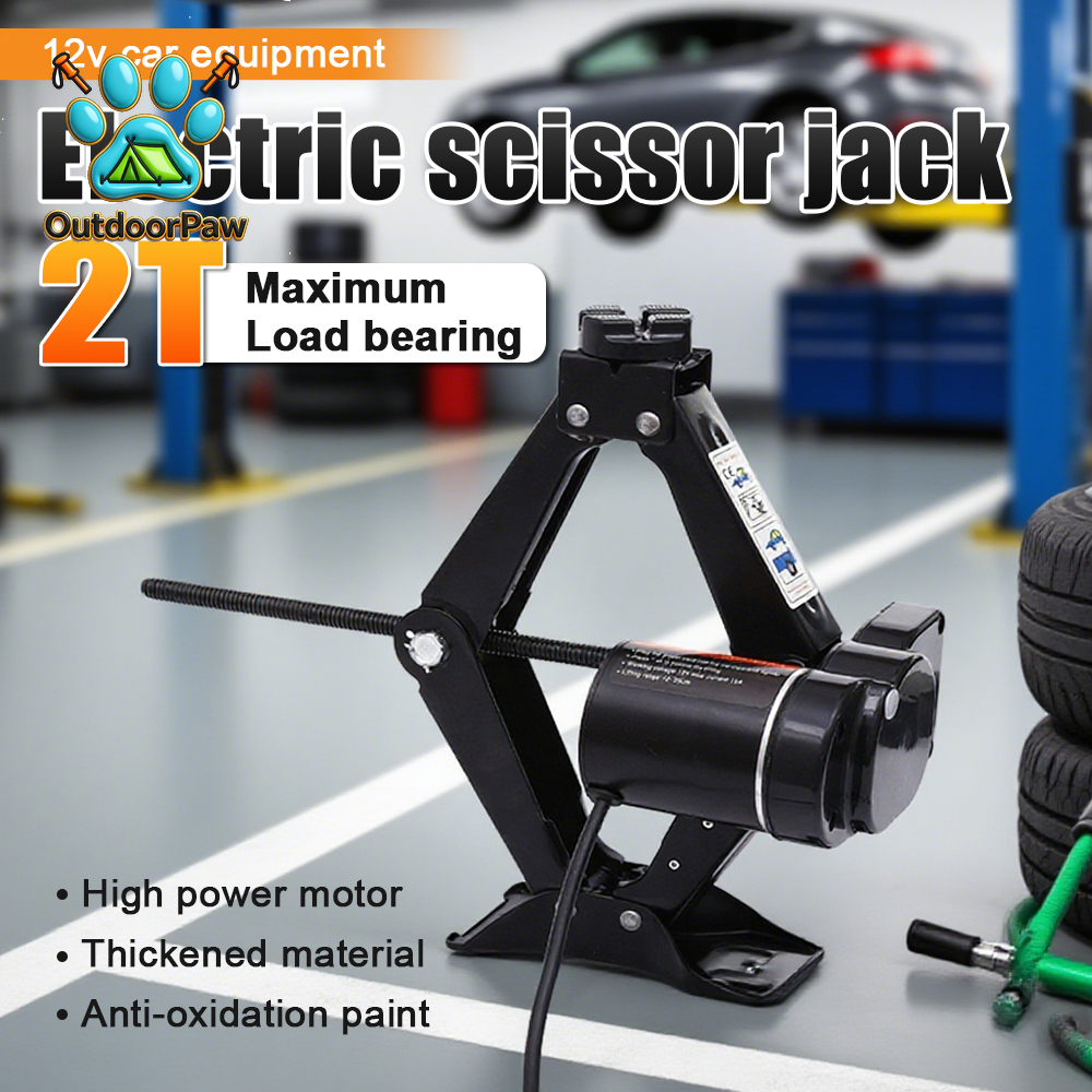 Heavy Equipment Jack - 12V Electric Jack Set Household Scissor