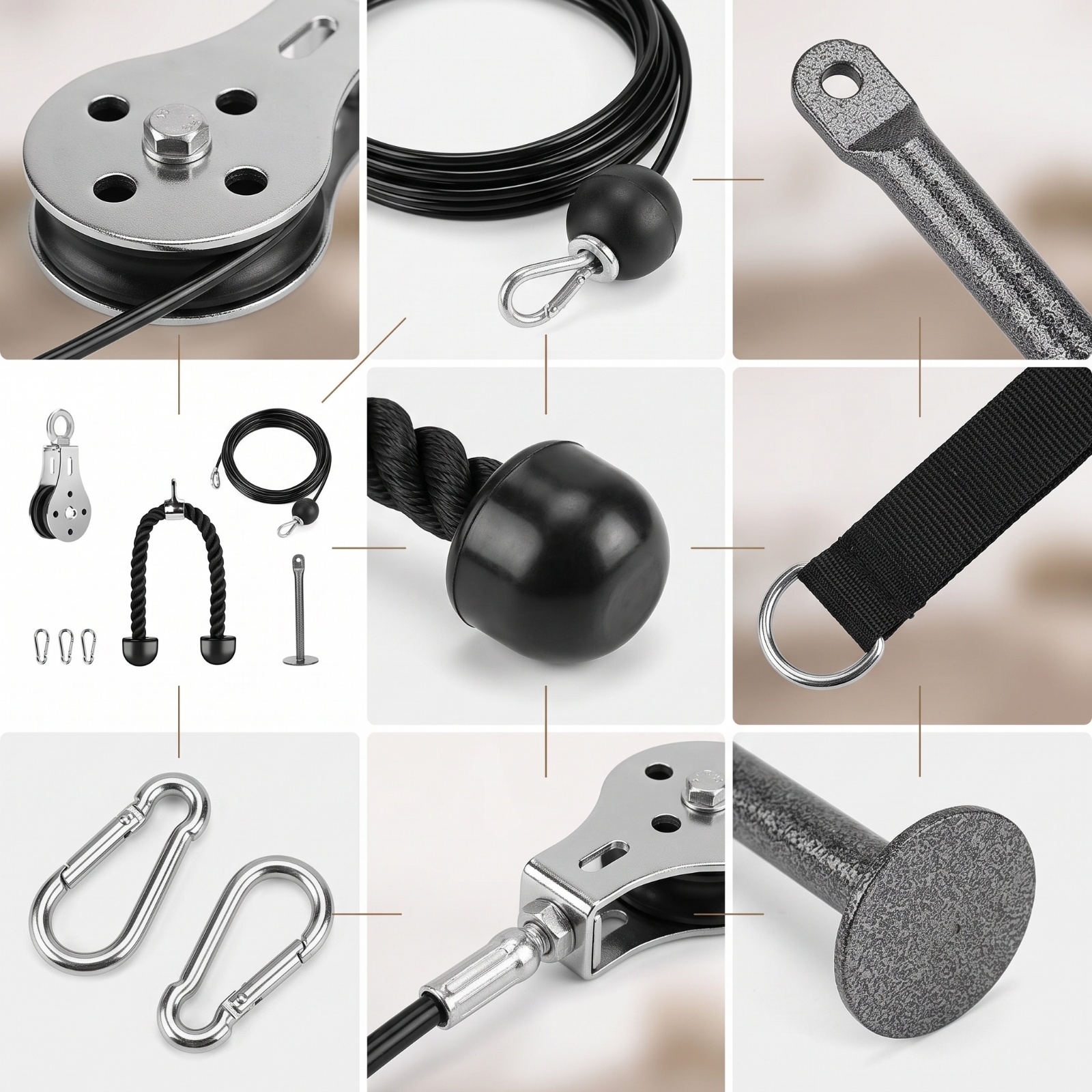 Home Gym Pulley System Smooth  - огляд і ціна Heavy Equipment Gym
