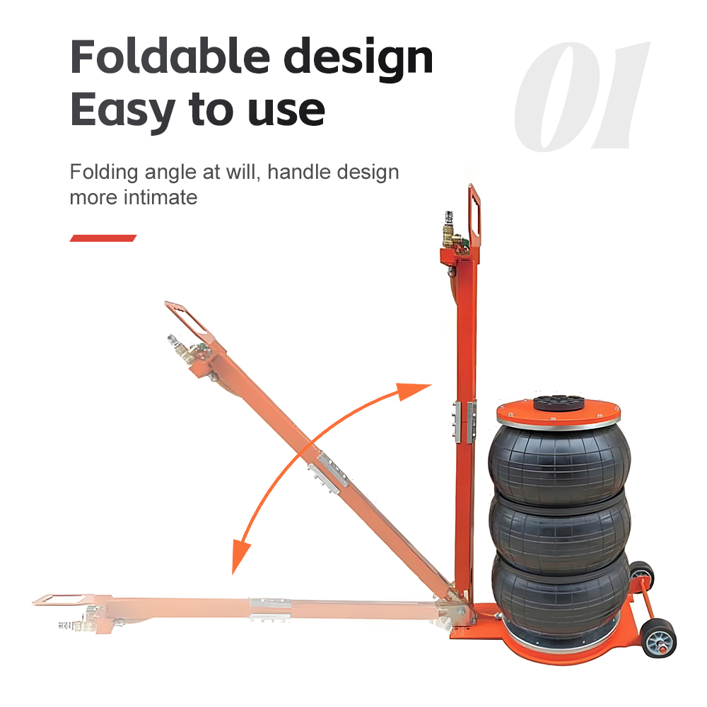 3-Ton Pneumatic Jack Three-lay - огляд і ціна Heavy Equipment Jack