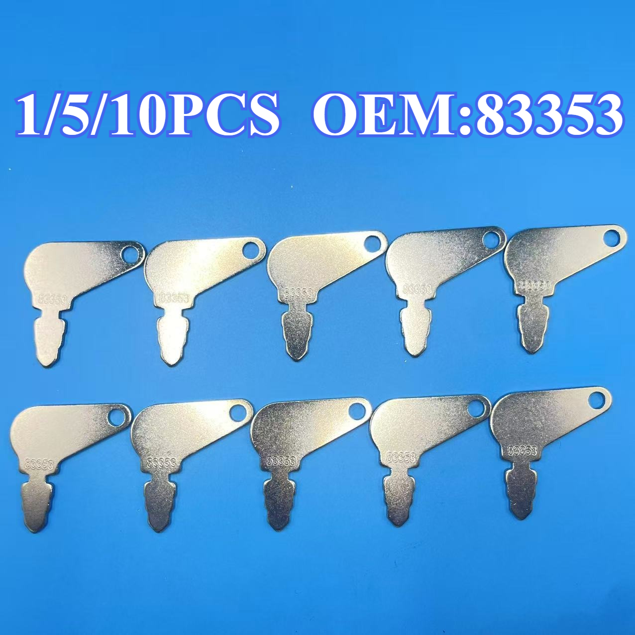 1/5/10PCS Key for Kubota Const - огляд і ціна Heavy Equipment Key Set