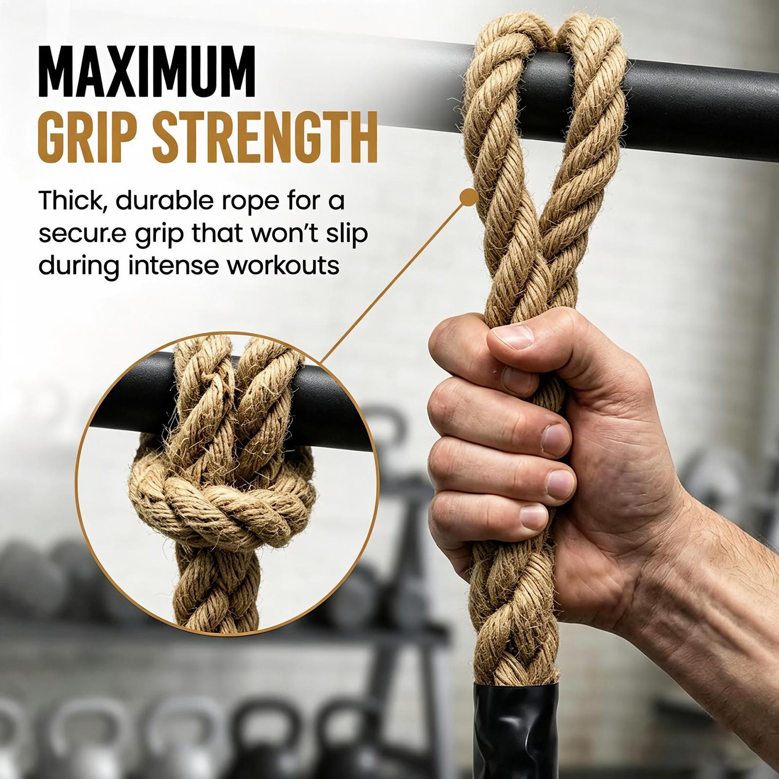 Pull Up Rope Grips 2pcs Heavy  - огляд і ціна Heavy Equipment Gym