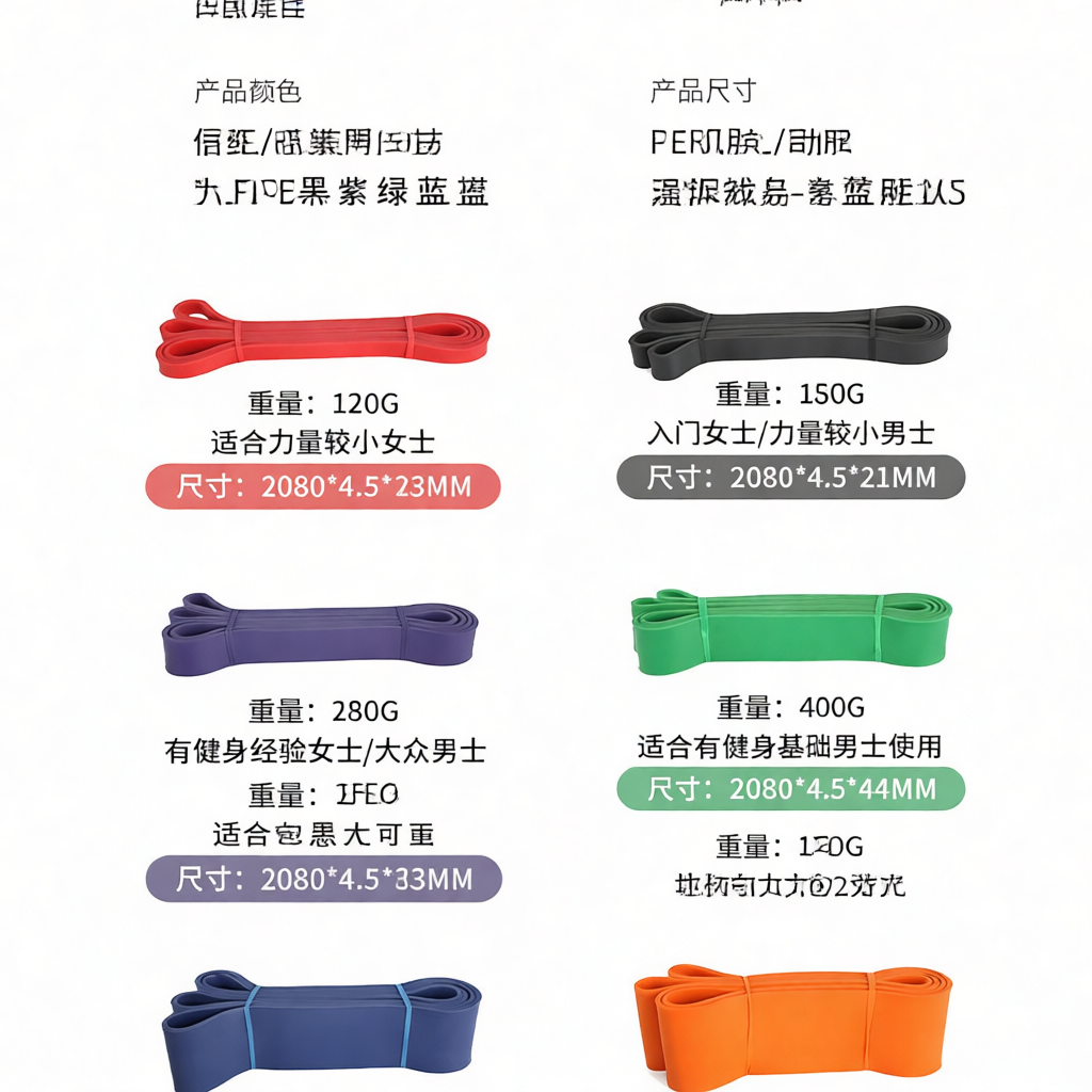 Elastic Resistance Bands TPE T - огляд і ціна Heavy Equipment Gym