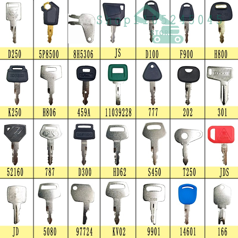 28/21/12Pcs Master Ignition Ke - огляд і ціна Heavy Equipment Key Set