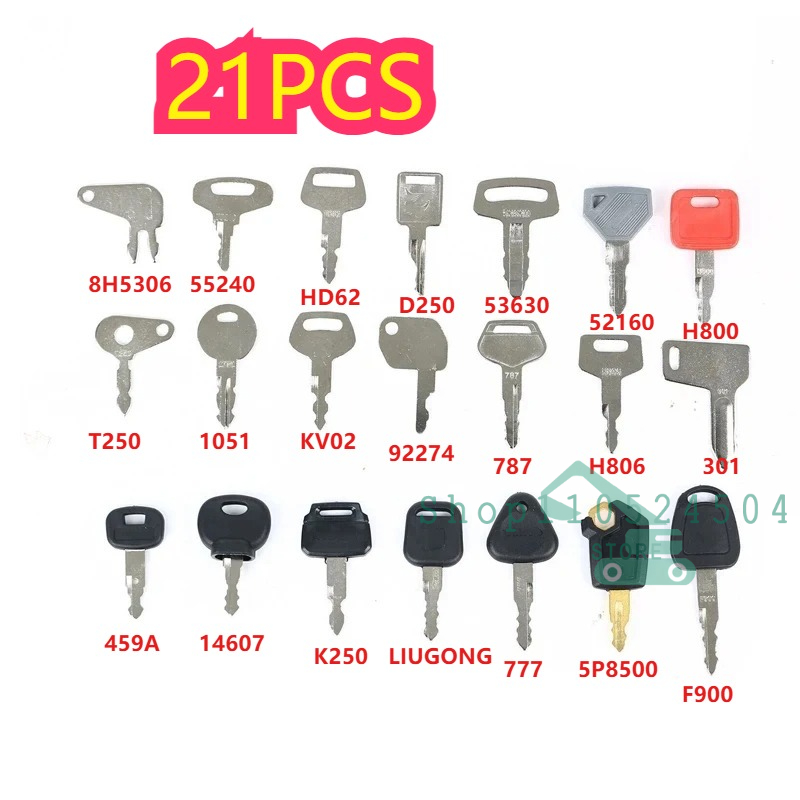 28/21/12Pcs Master Ignition Ke - огляд і ціна Heavy Equipment Key Set