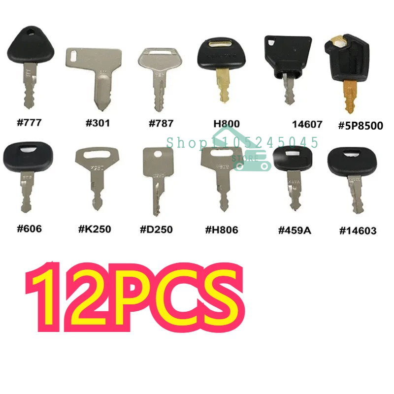 28/21/12Pcs Master Ignition Ke - огляд і ціна Heavy Equipment Key Set