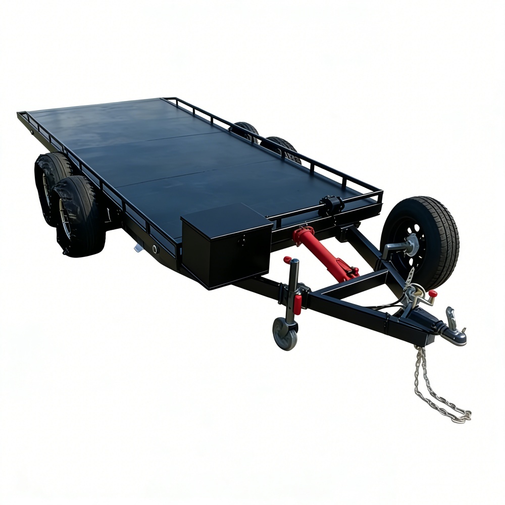 Heavy-Duty Double Axle Steel C - огляд і ціна Heavy Equipment Haulers