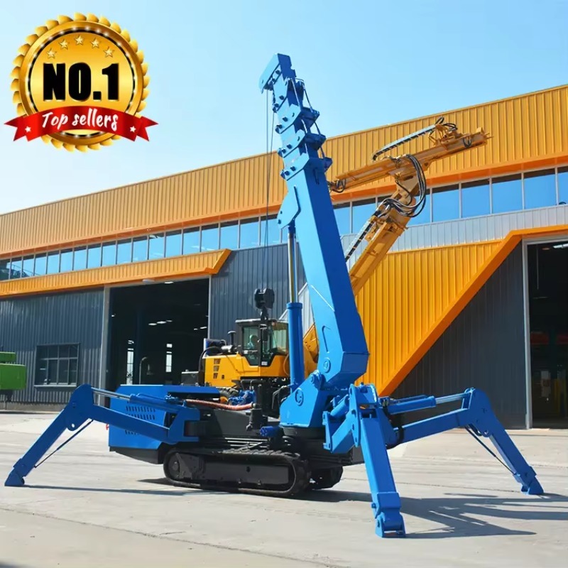 8T Hydraulic Spider Crane Heav - огляд і ціна Heavy Equipment Lifting
